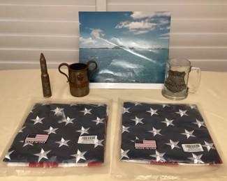 MES229 Trench Art, American Flags & Military Memorabilia