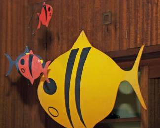 1950'S FISH MOBILE