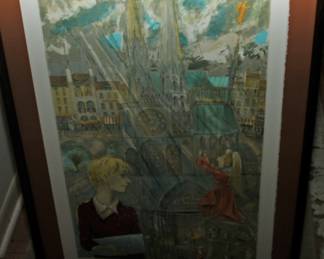 EMIL WEDDIGE SIGNED PRINT [THE BRIDGE]