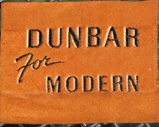 RARE EARLY DUNBAR FOR MODERN CLOTH LABLE BEDROOM SET