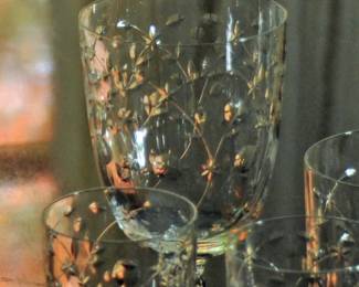 Vintage Fostoria Christina Crystal Stemware Glasses
