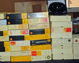  LARGE LOT of KODAK CAROUSEL 140 SLIDE TRAYS IN ORIGINAL BOXES