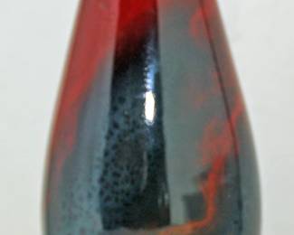 Antique Noke Sung Ware Signed Royal Doulton Tall Flambe Vase