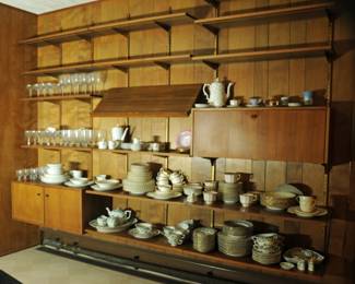 EDWARD WORMLEY DUNBAR LARGE SHELVING & CABINETS
