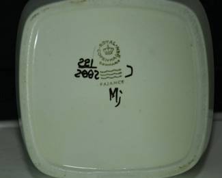Mid Century Royal Copenhagen Aluminia Ceramic Terena Baca Marianne Johnson dish