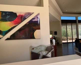 large-scale contemporary abstract statement painting $300 (new $2,500)