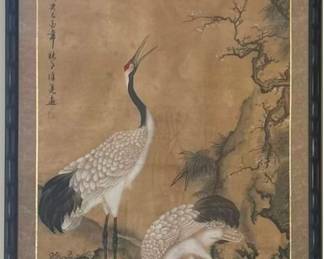Japanese Kōkai Year 1715 松鶴延年圖 $1,800