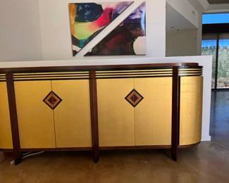 Gilded marble top Sideboard: $1,500 (new $8,000)