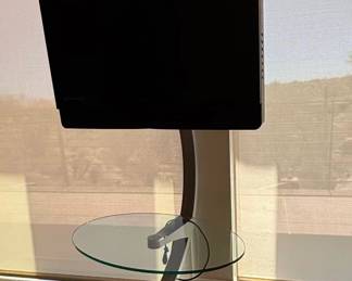 Contemporary Italian TV stand with TV $400 (new $2,000)