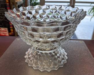 Large fostoria punch bowl