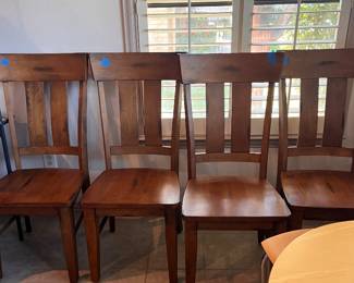 4 sturdy chairs