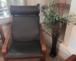 danish chair with ottoman