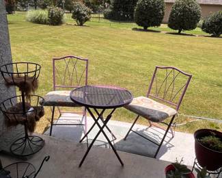 outdoor cafe dining set