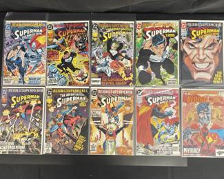 Superman Comic Book Collection (10 Issues)