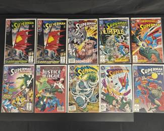 Death of Superman Comic Lot, Superman #75 and Doomsday Issues
