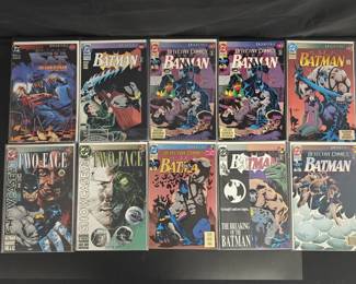 Batman Knightfall & Showcase Comic Book Collection (10 Issues)