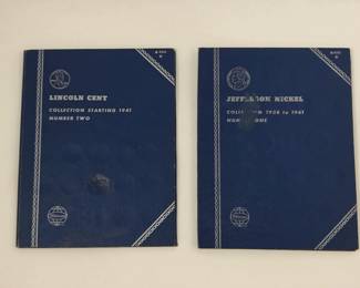 Lincoln Cent & Jefferson Nickel Whitman Collection Albums