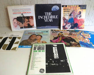 Lot 156: Show Tunes, Holiday Vinyl LP Albums