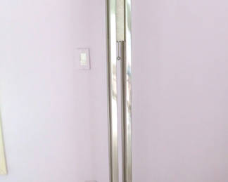 Lot 25: Italy Modernist Art Deco Glass Metal Marble Floor lamp