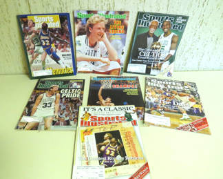 Lot 159: Boston Celtics Sports Illustrated Collection Magazines