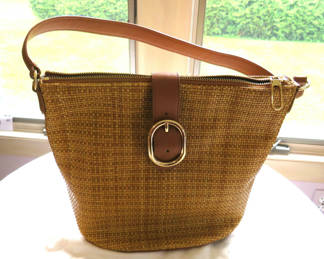 Lot 78: Talbots Woven Leather Purse