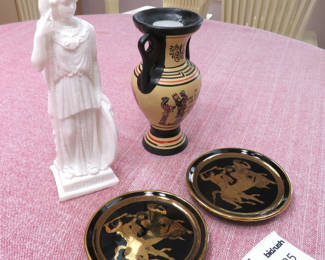 Lot 35: Greek Theme Decor Athena Figure