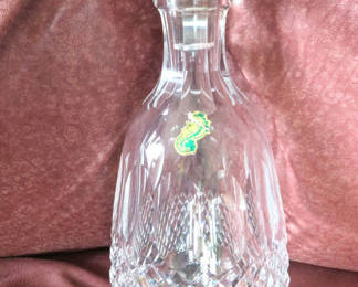 Lot 2: Waterford Crystal Decanter with Stopper