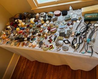 Bolo Ties, Belt Buckles and Trinket Boxes $5-$45