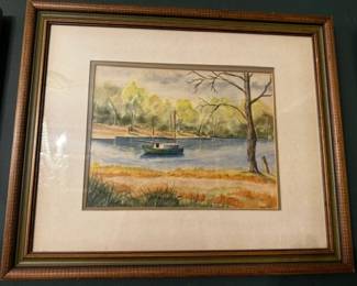 John Pike Watercolor $200