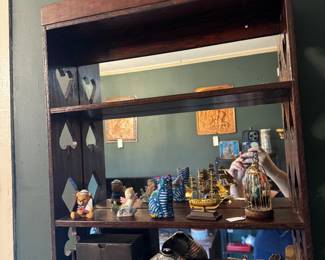 Folk Art Shelf $70, Trinkets $5-$30