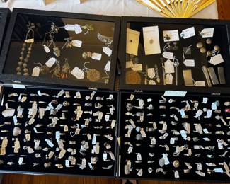 Sterling Rings $20-$50,  Silver Chinese Export Jewelry, Sterling Men's Jewelry (prices vary)