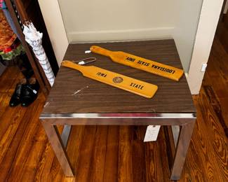Table $20, Hazing Paddles $30 Each