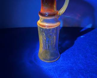Kanawha Amberina Glass- She glows!