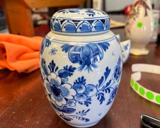 Delft Tea Jar