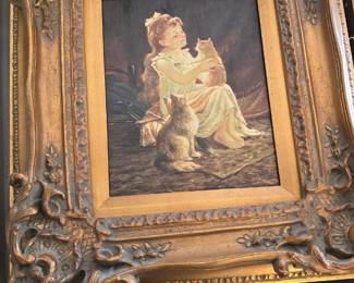 oil on board R Santini