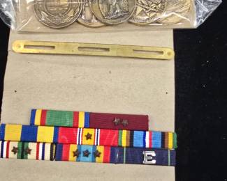 vintage military medals