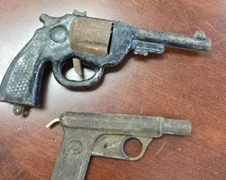 two vintage kids toys guns
