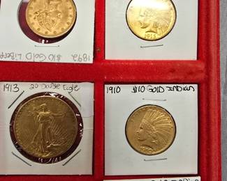 $10 gold Indians and more.