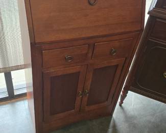 modern drop front cabinet
