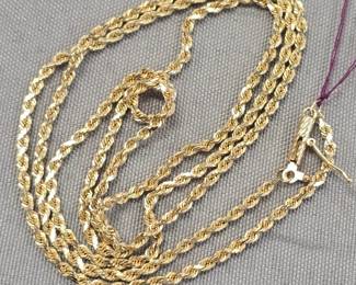 gold necklace