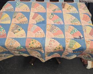 nice vintage hanging quilt