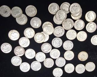 silver Roosevelt dimes