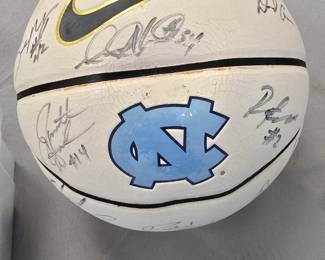 Signed UNC basketball