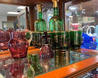 Bohemian Decanter set