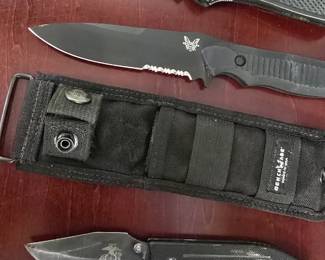 Benchmade pocketknives/ boot knife and KABAR