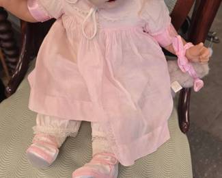 2 creepy old dolls