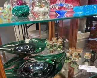 Venetian glass console bowl