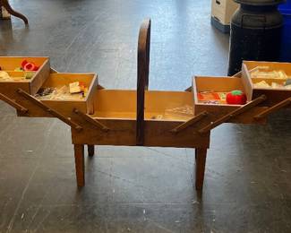 Accordion 3 Teir Sewing Box