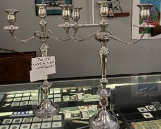 Prelude Sterling Sliver Candleabras