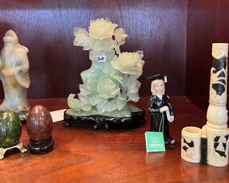 Jade sculptures